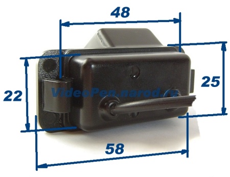 Штатная камера заднего вида для Ford Mondeo (07-), Focus II/III хетчбек, S-Max, Fiesta, Kuga