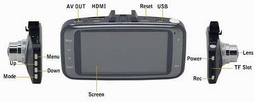 схема видеорегистратор AMB-8000-GPS